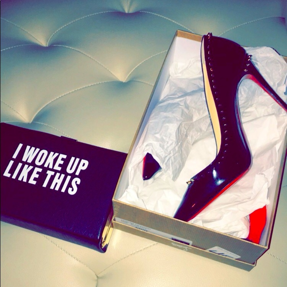 christian louboutin ANJALINA 100 PATENT - Final Sale Saks 5th Ave